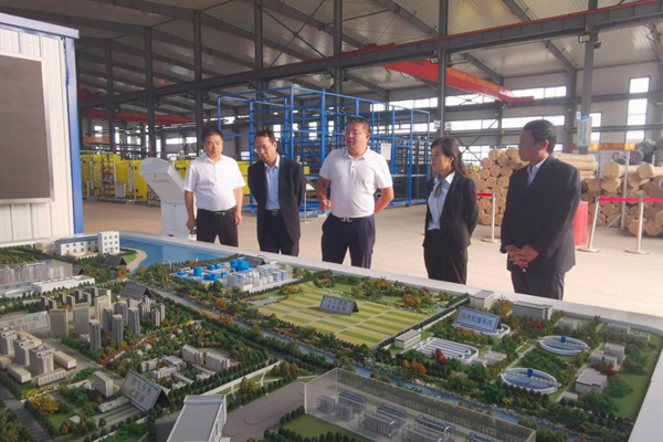 陜西航天建設集團有限公司總經理、黨委副書記謝明娟率隊赴遼寧一諾環保產業集團開展考察調研工作